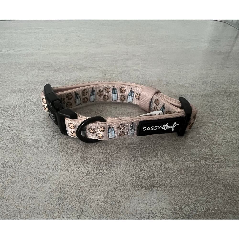 Sassy Woof Cookies Fur Santa Adjustable Dog Collar Sz S Small - DISCONTINUED